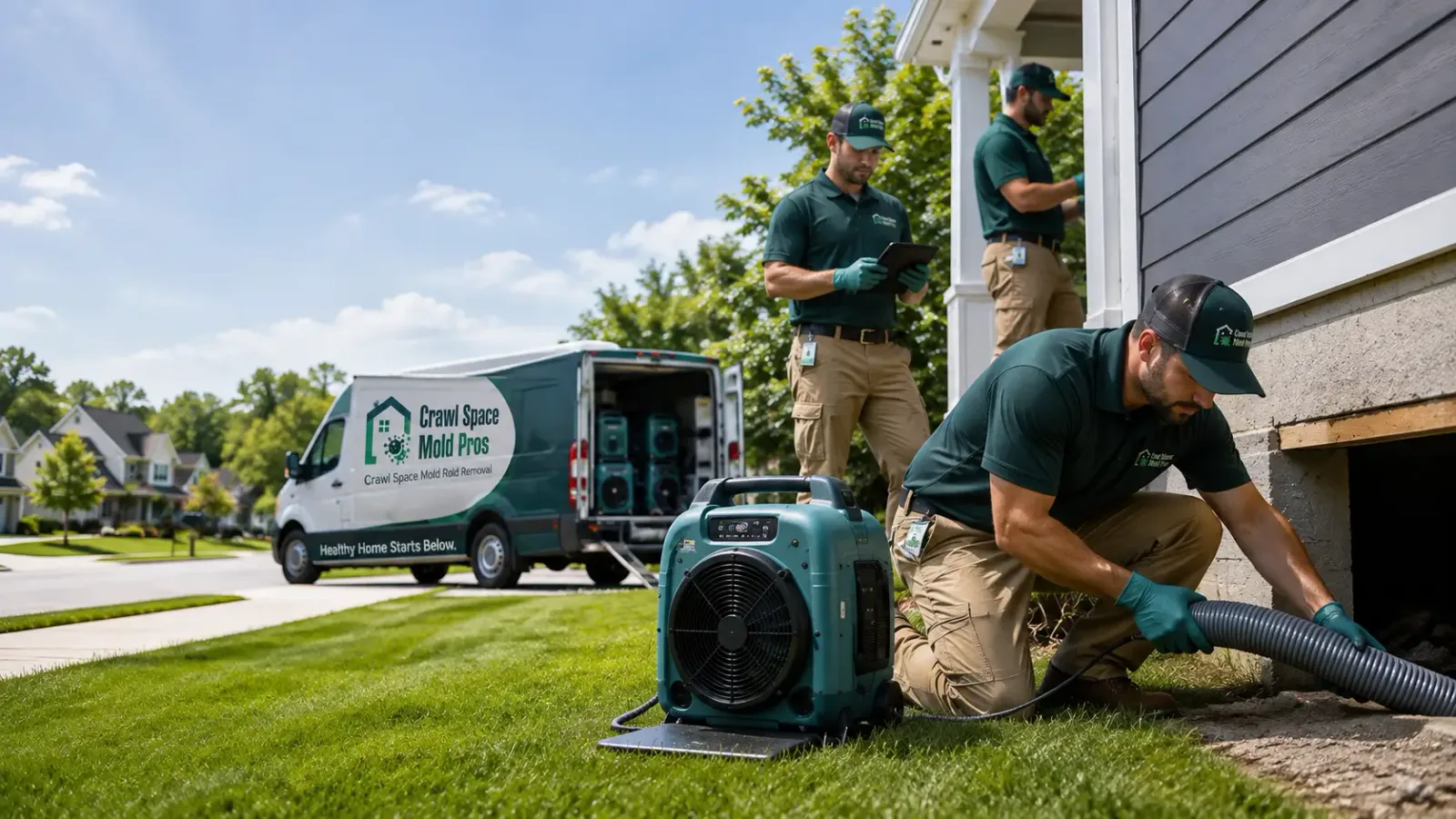 Crawl Space Mold Removal in Newmarket, NH